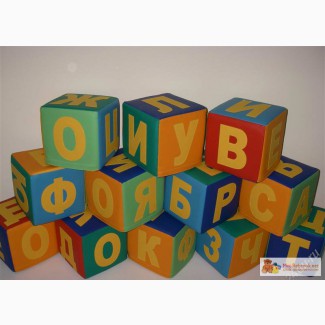 Мягкий модуль кубики буквы в Красноярске