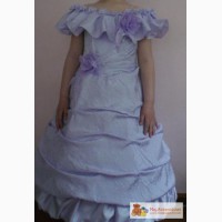 Платье девочке 7-10 лет на корсете
