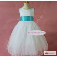 Детское платье белое бальное LP-1309BL2 в Горно-Алтайске