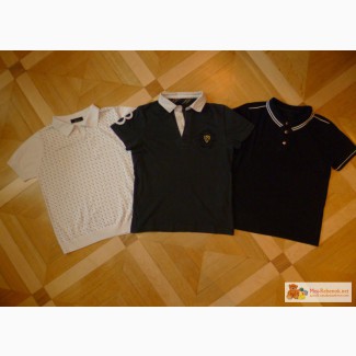 Три мужские футболки-поло Zara man, Испания в Москве