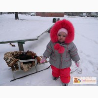 Детский зимний костюм на девочку рост 86см. на 1,5-2,5года
