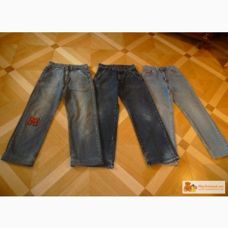 Три пары джинсов на 12-13-14 лет ZAJEANS75 рост 152-158-162 в Москве