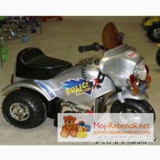 Детский мотоцикл Bugati 20002-RC. 6 вольт новый