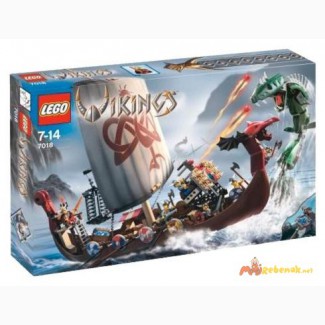 Конструктор Lego Vikings 7018 Vikings Ship challenges the Midgard Serpent (Лего 7018 Кораб