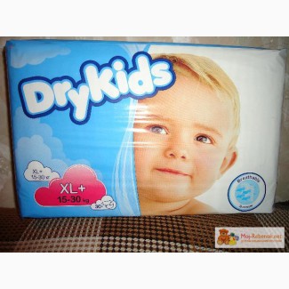 Продаю памперсы DryKids XL 15-30 кг . В упаковки 30 штук