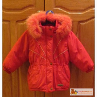 Красивая зимняя куртка для девочки 4-5 лет